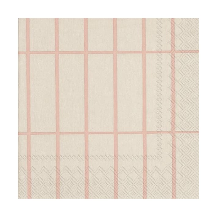 Tiiliskivi napkin 33x33 cm 20-pack - Linen-rose - Marimekko