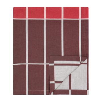 Tiiliskivi table cloth 156x280 cm - wine red-pink-off white - Marimekko