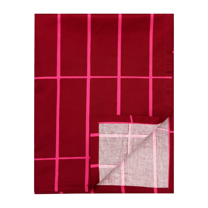 Tiiliskivi tablecloth 140x280 cm, Red-pink Marimekko