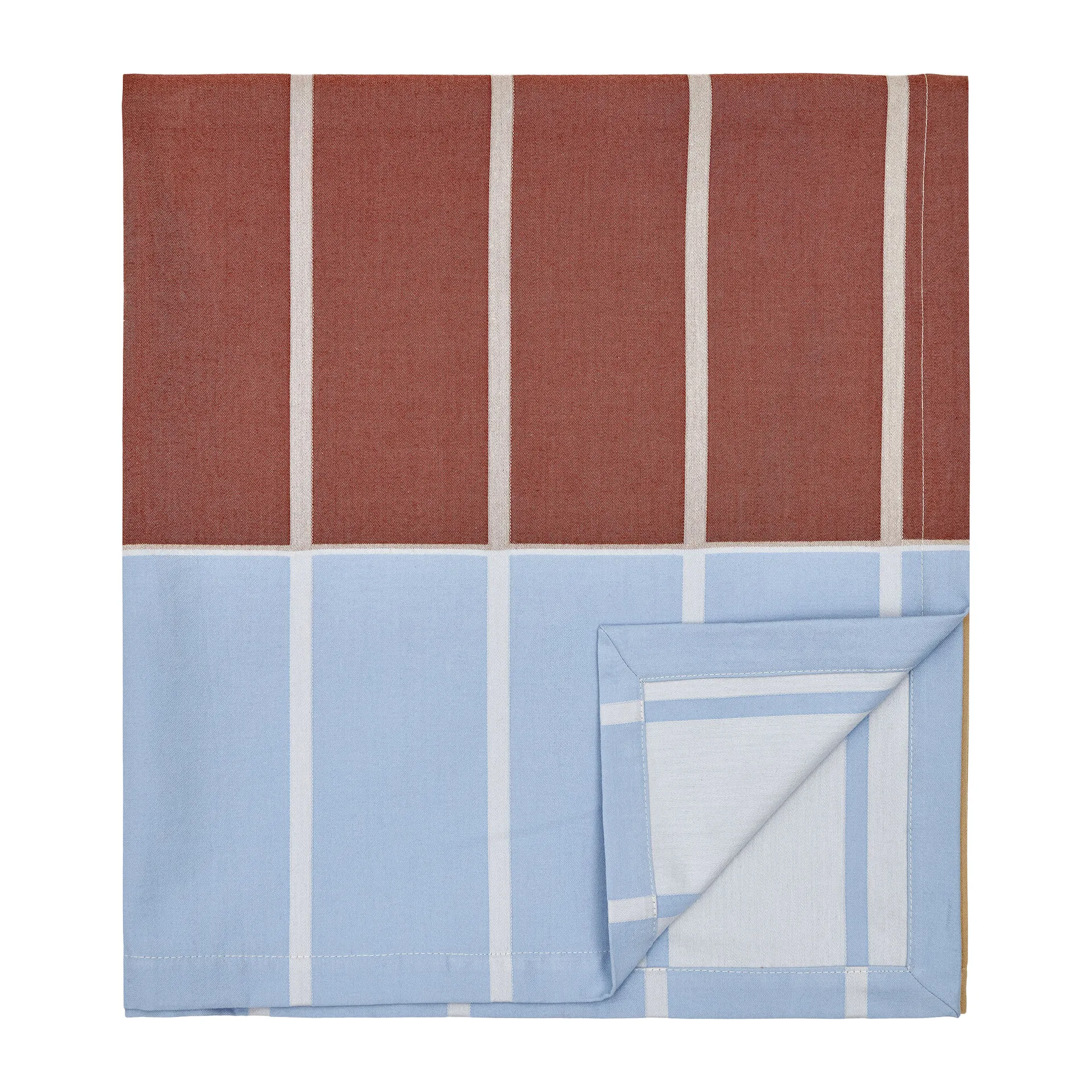 Tiiliskivi tablecloth 156x250 cm, Light blue-red-beige Marimekko