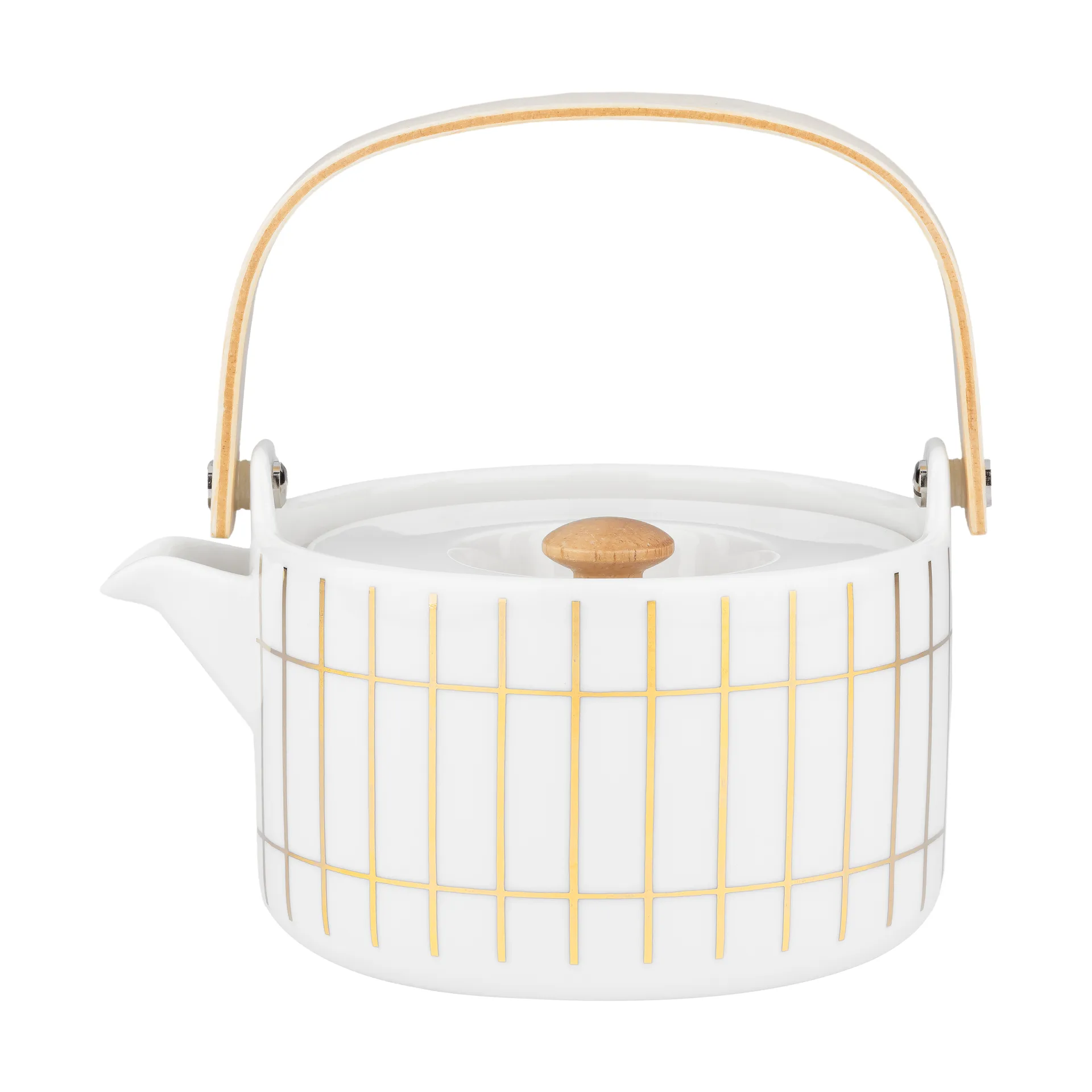 Tiiliskivi teapot 0,7 l, White-gold Marimekko