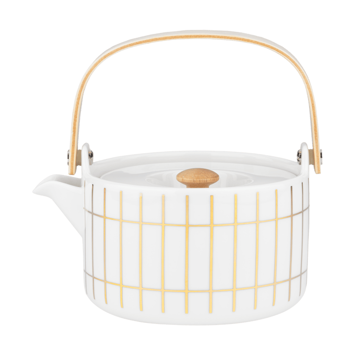 Tiiliskivi teapot 0,7 l - White-gold - Marimekko