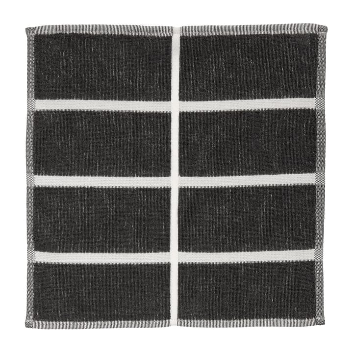 Tiiliskivi towel 30x30 cm - Dark grey-brown-beige - Marimekko