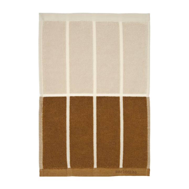 Tiiliskivi towel 30x50 cm - Dark grey-brown-beige - Marimekko
