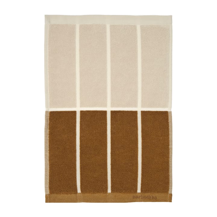 Tiiliskivi towel 30x50 cm, Dark grey-brown-beige Marimekko