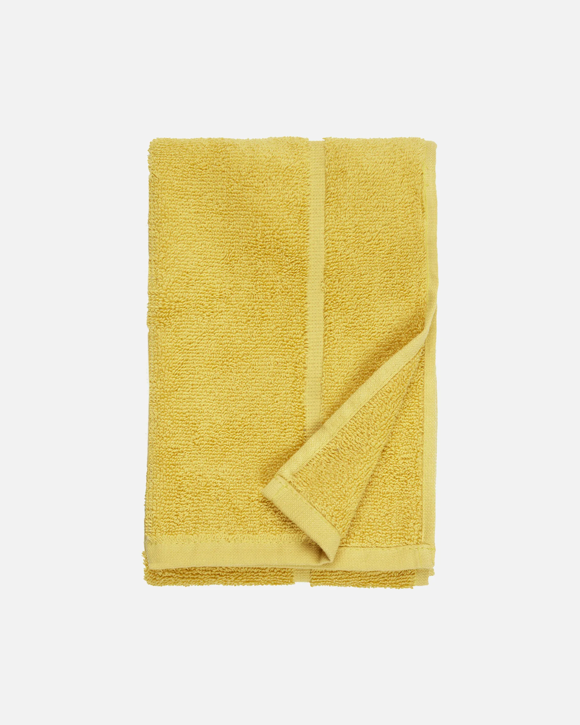 Tiiliskivi towel 30x50 cm, Ochre-yellow Marimekko