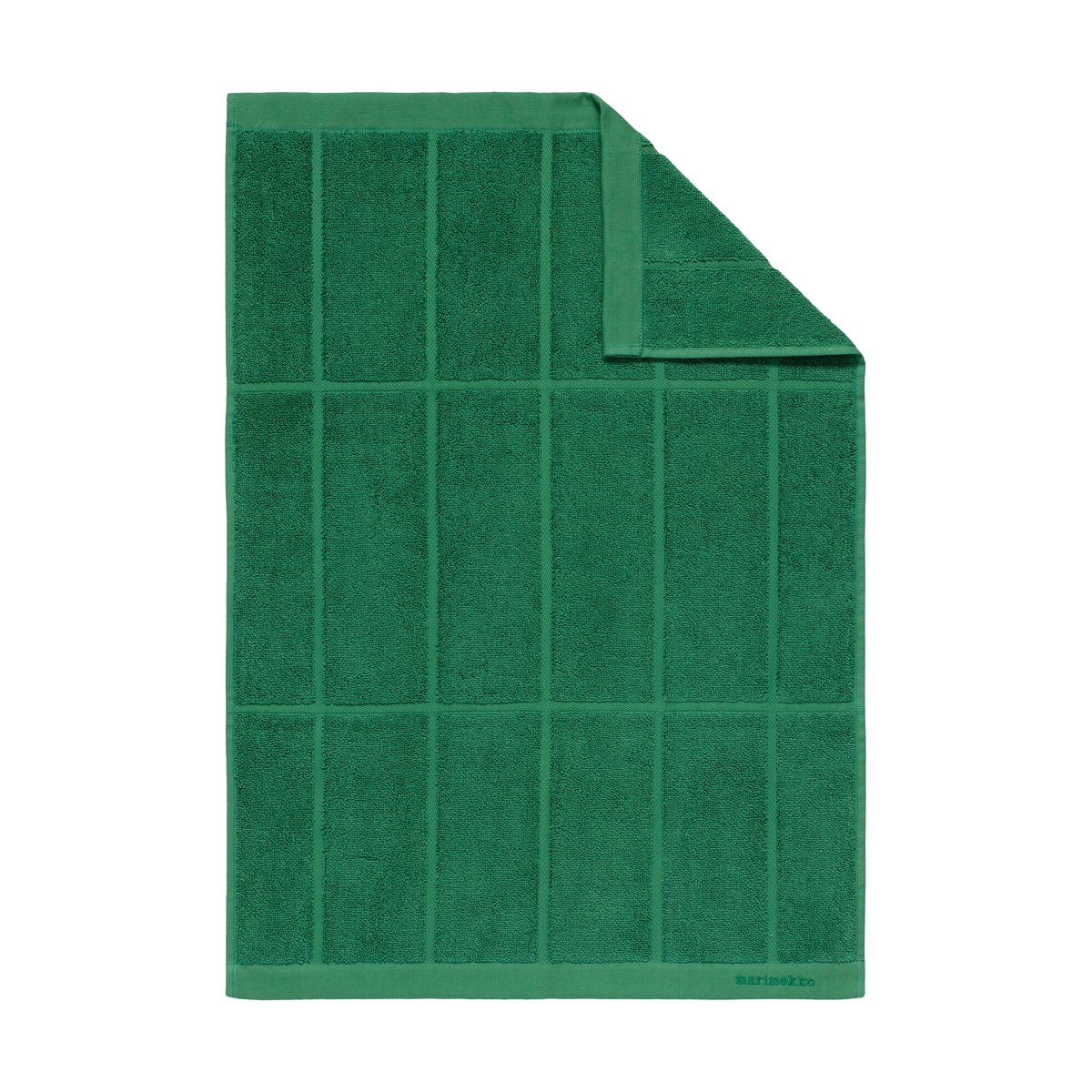 Marimekko Tiiliskivi towel 50x70 cm Green