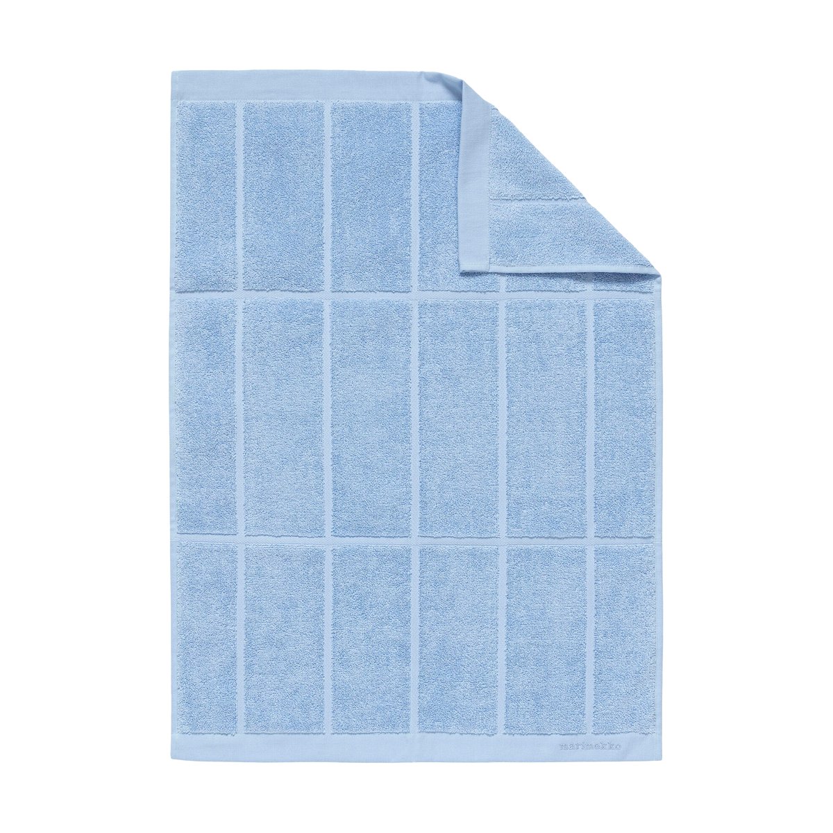 Marimekko Tiiliskivi towel 50x70 cm Light blue