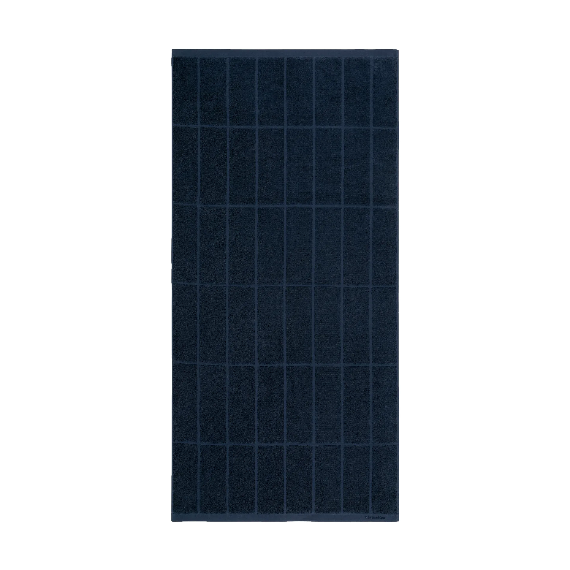 Tiiliskivi towel 70x150 cm, Dark blue Marimekko