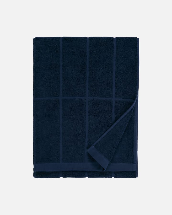 Tiiliskivi towel 70x150 cm - Dark blue - Marimekko