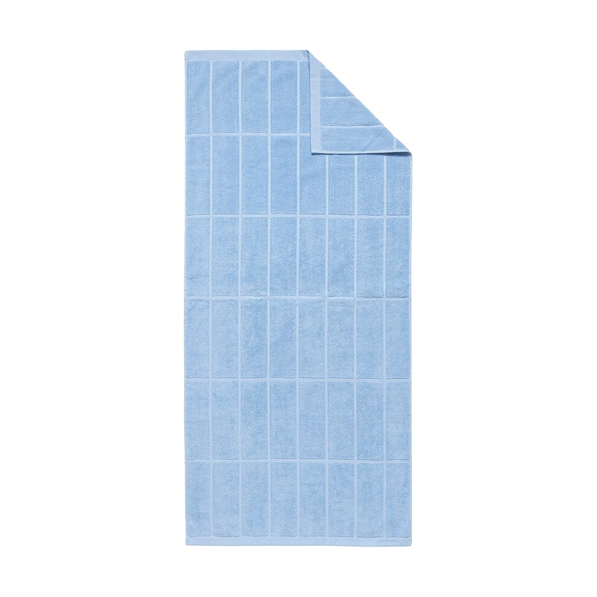 Marimekko Tiiliskivi towel 70x150 cm Light blue | Scandinavian Design | Hand towels | Blue