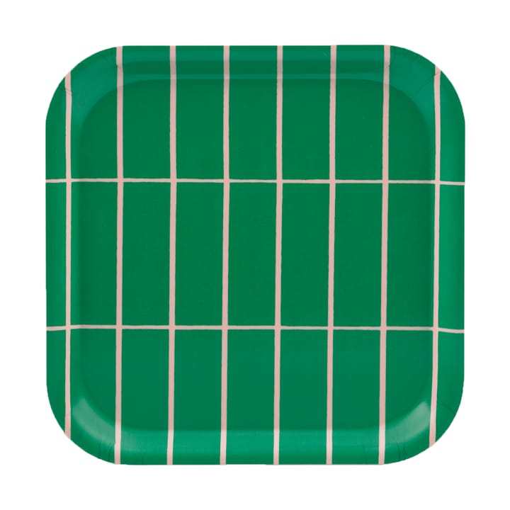 Tiiliskivi tray 20x20 cm - Green-yellow - Marimekko