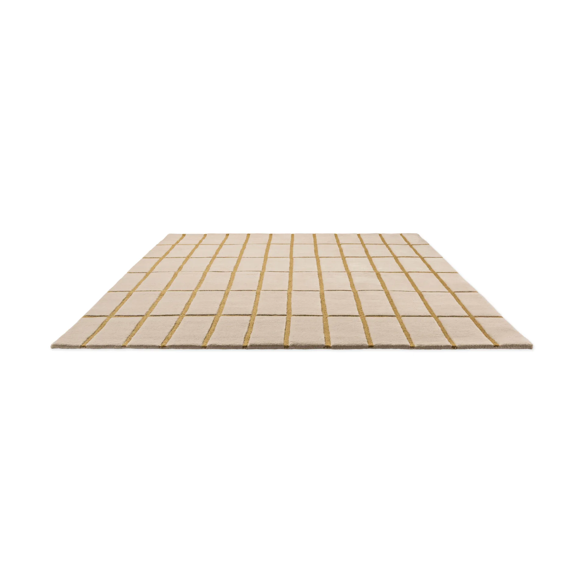 Tiiliskivi wool rug, Bronze yellow, 170x240 cm Marimekko