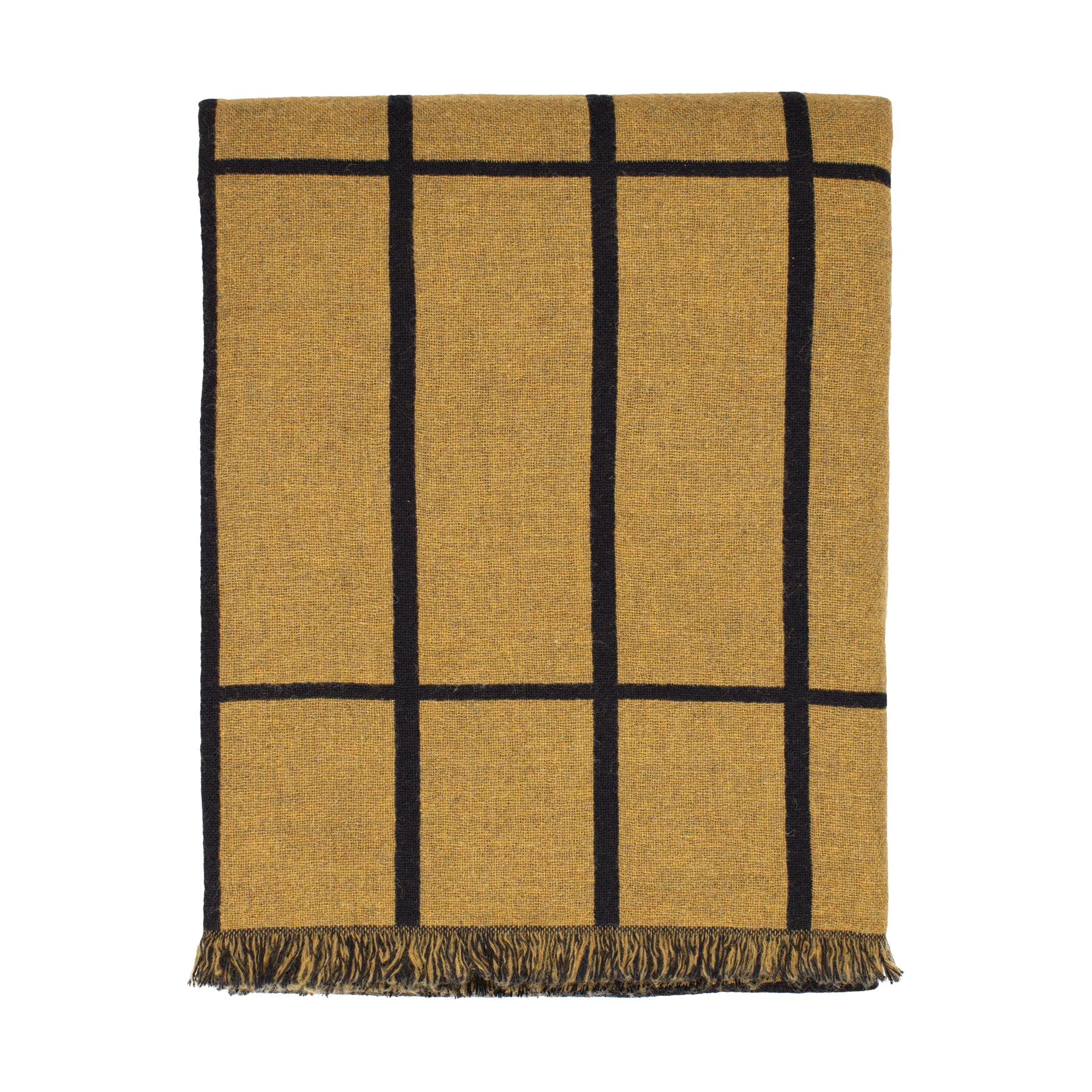 Tilliskivi throw 140x180 cm, Caviar-gold Marimekko