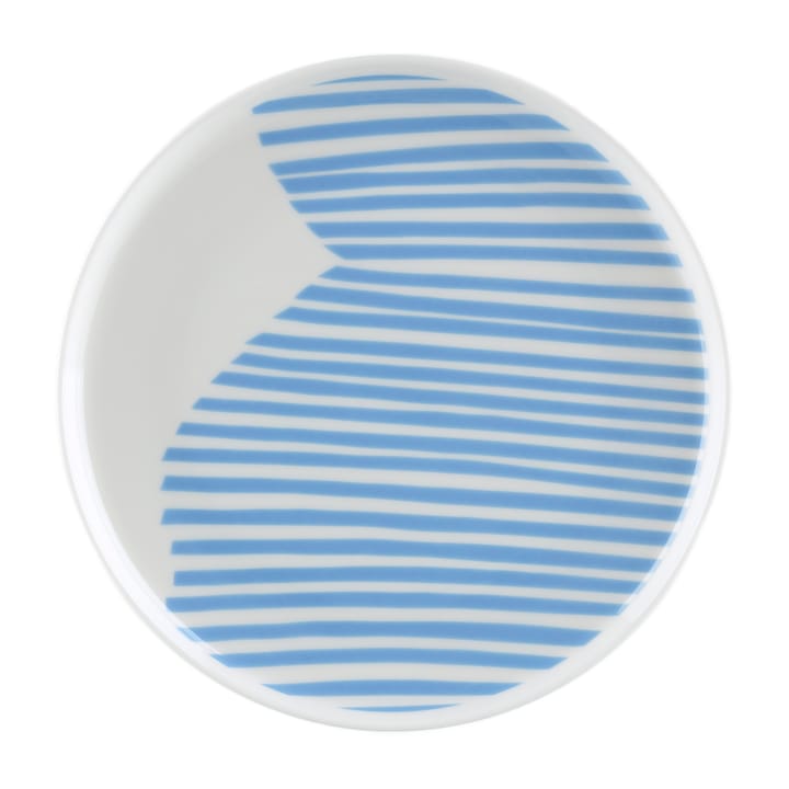Uimari plate Ø20 cm - Blue-white - Marimekko