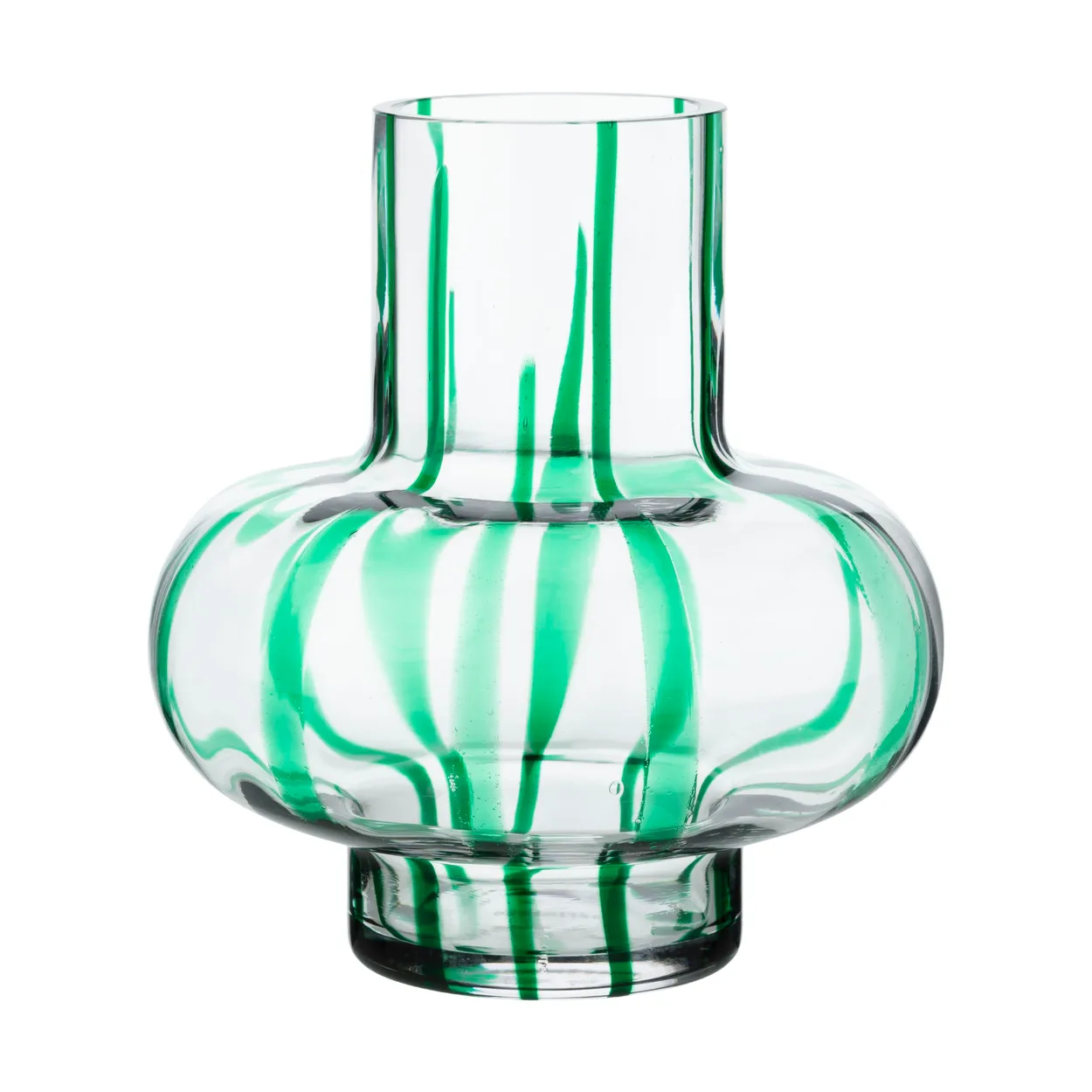 Marimekko Umpu vase 20 cm Clear Green | Scandinavian Design | Vases | Green