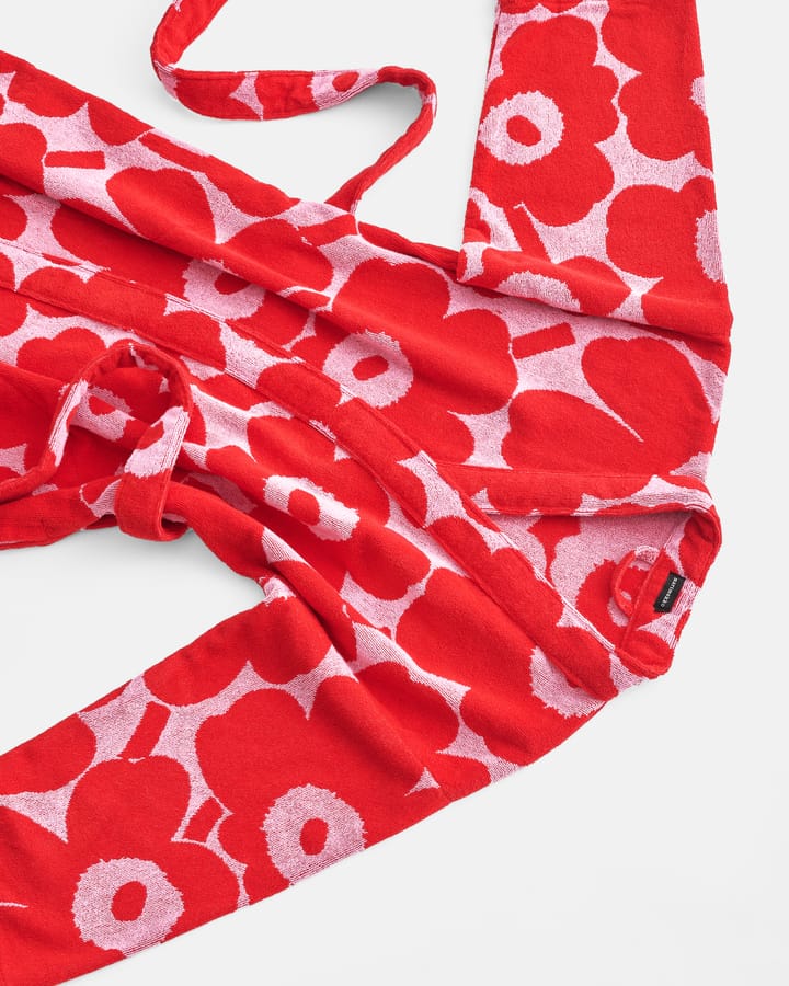 Unikko 2 bathrobe, Red-pink, S Marimekko