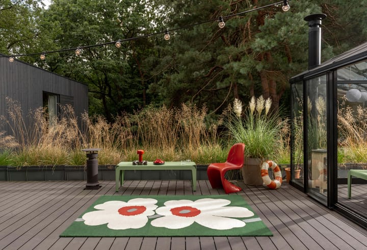 Unikko 60th Anniversary tufted plastic rug - 140x200 cm - Marimekko