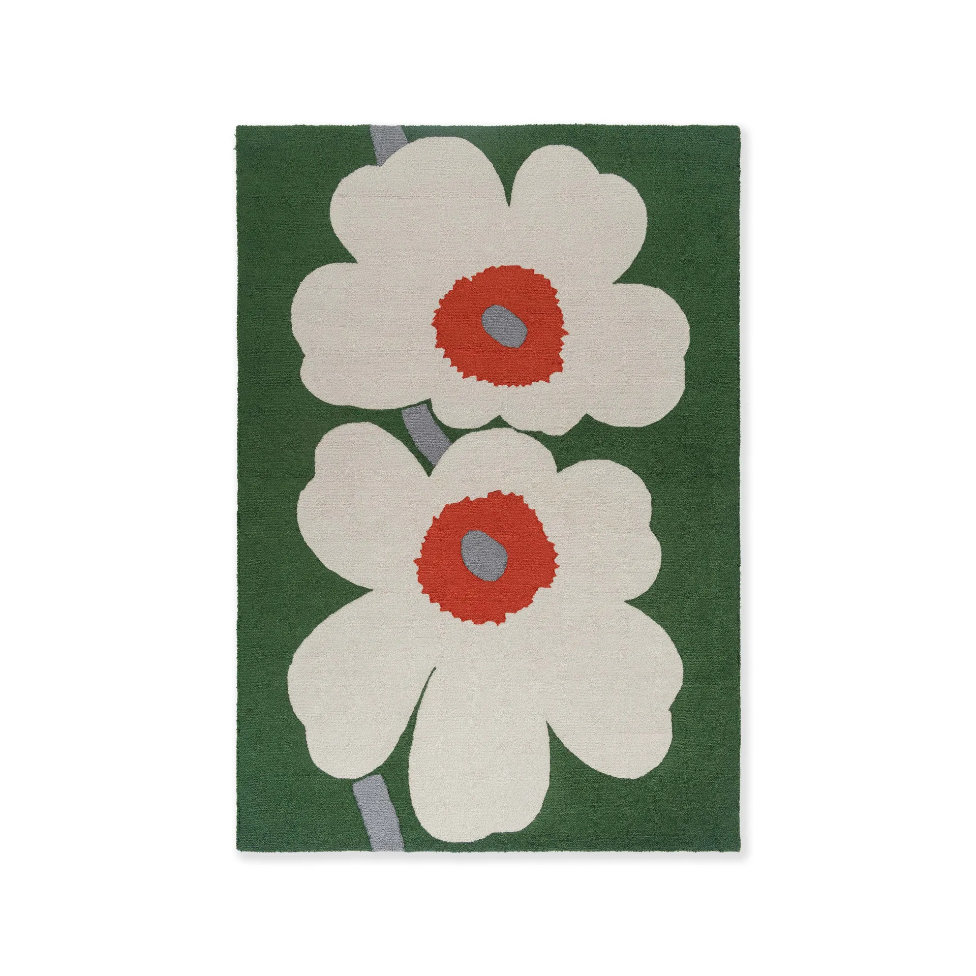 Unikko 60th Anniversary tufted plastic rug, 250x350 cm Marimekko