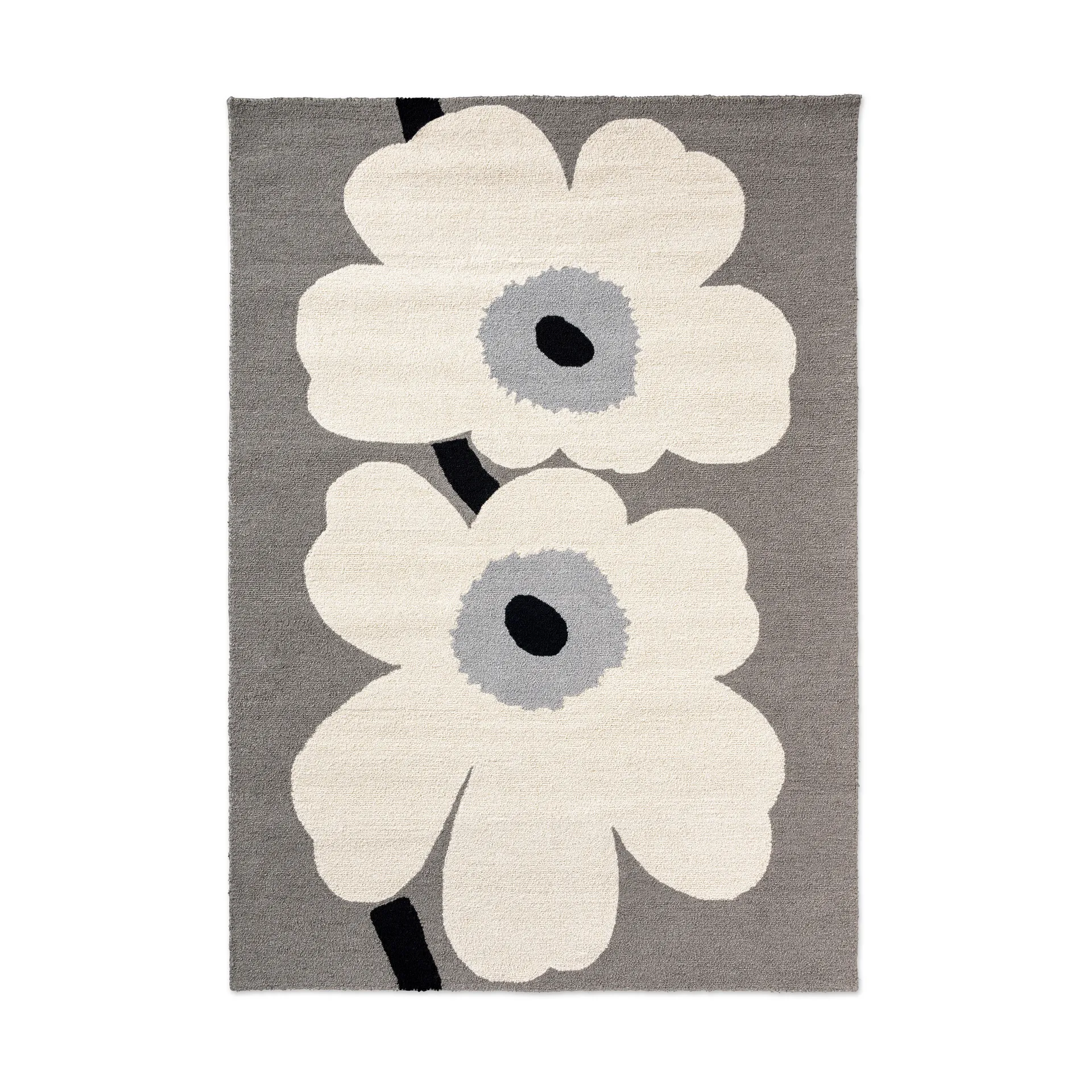 Unikko anniversary outdoor rug, Grey, 160x230 cm Marimekko