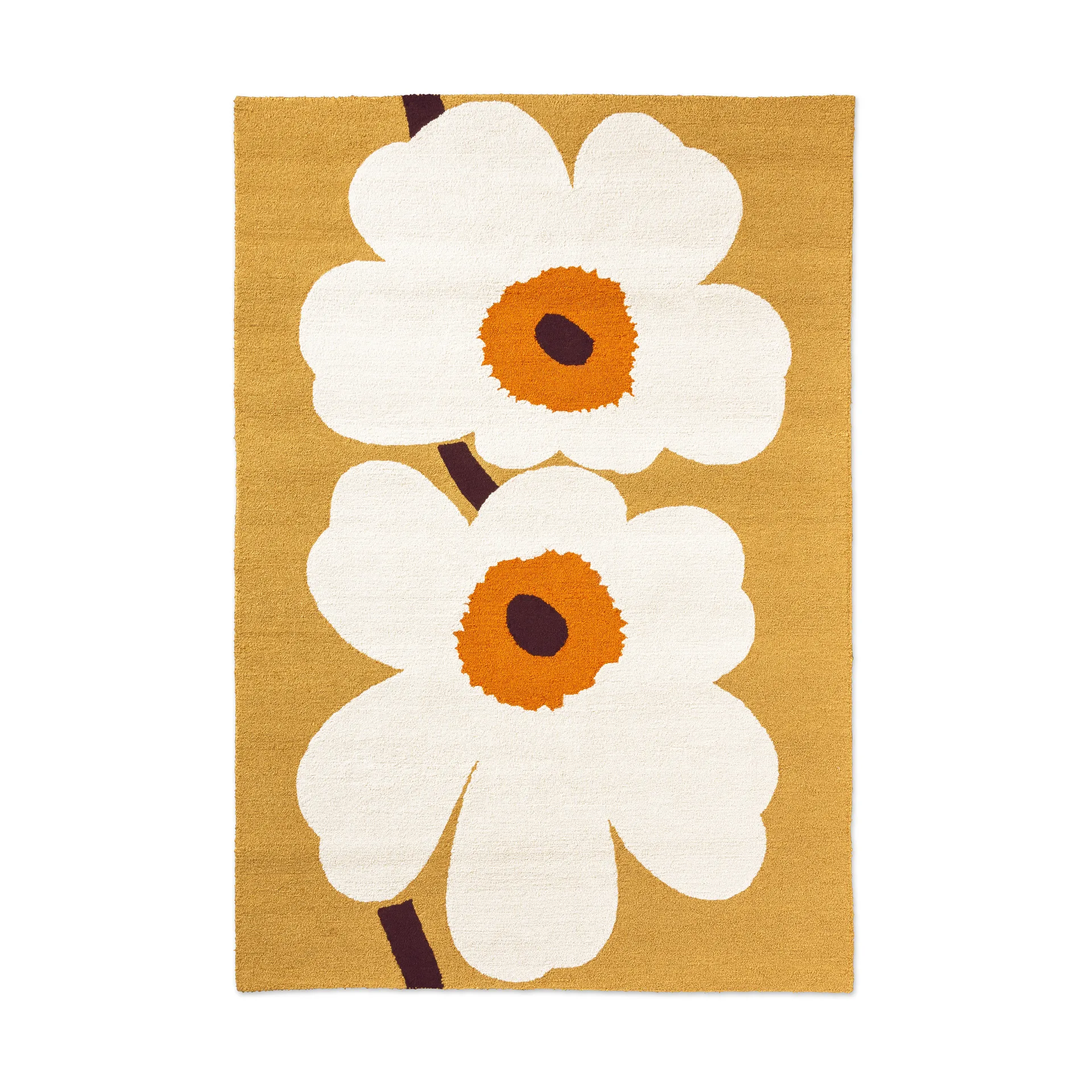 Unikko anniversary outdoor rug, Honey, 200x280 cm Marimekko