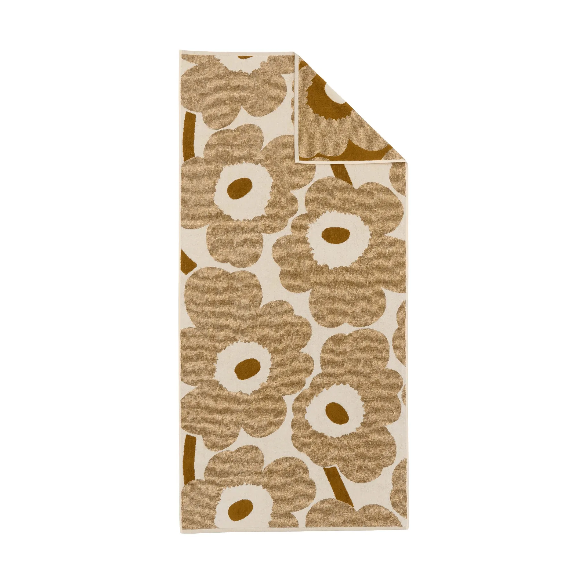 Unikko bath towel 70x150 cm, Off white-bronze Marimekko