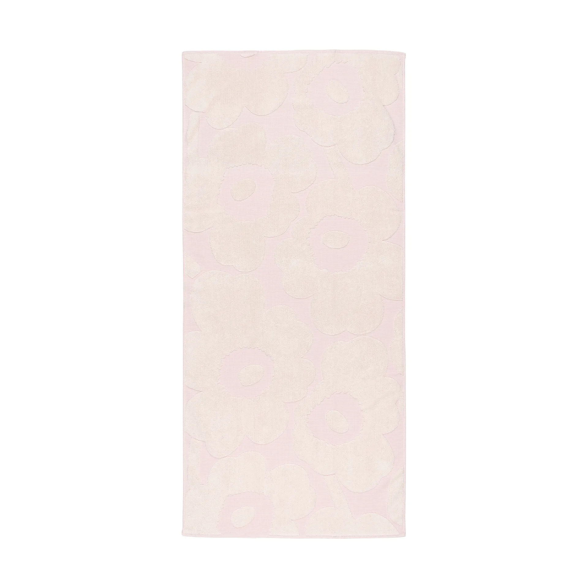 Unikko bath towel 70x150 cm, White-light pink Marimekko