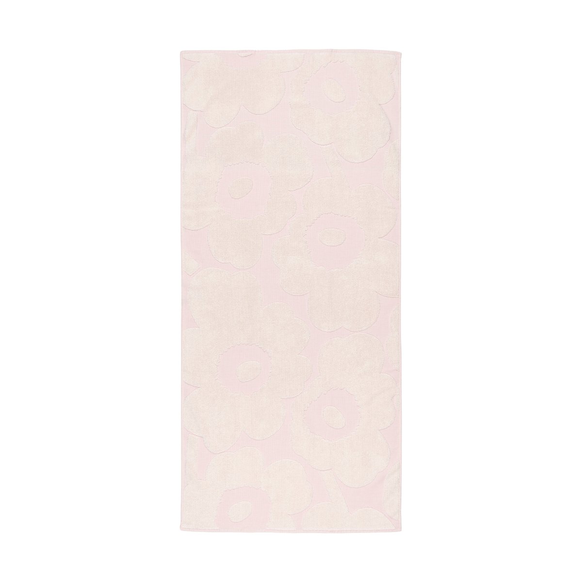 Marimekko Unikko bath towel 70x150 cm White-light pink