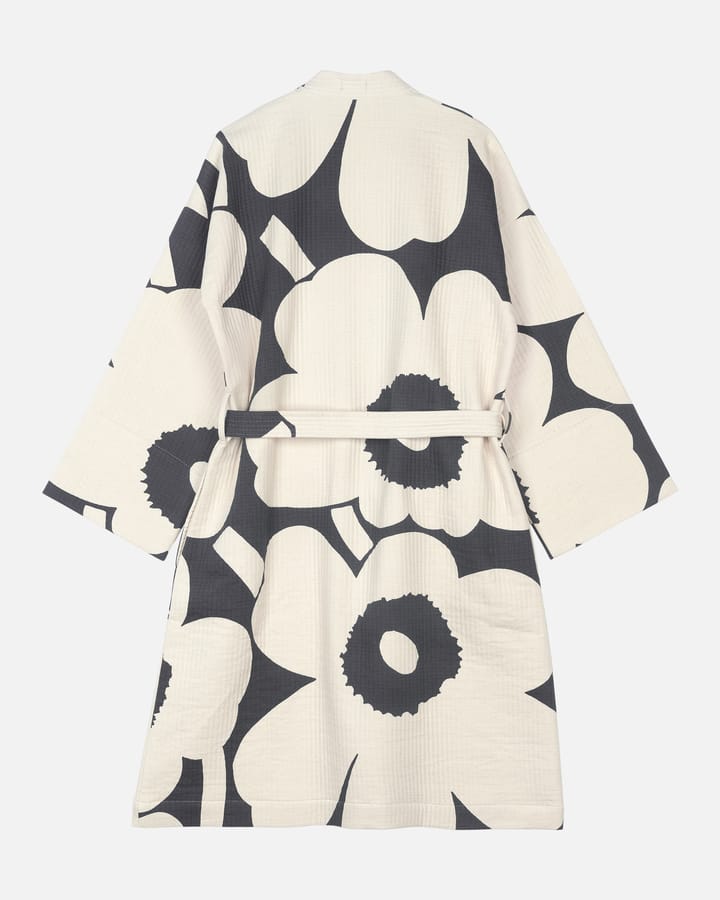 Unikko bathrobe - Charcoal-off white, M - Marimekko