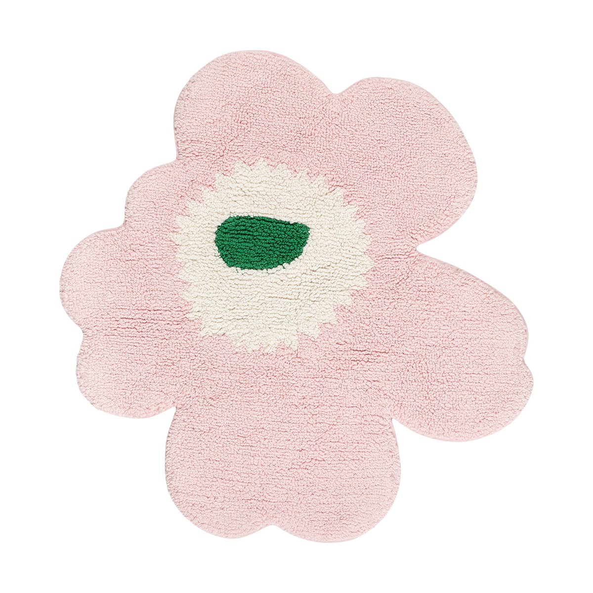 Marimekko Unikko bathroom mat 73x74 cm Pink | Scandinavian Design | Bath mats | Pink