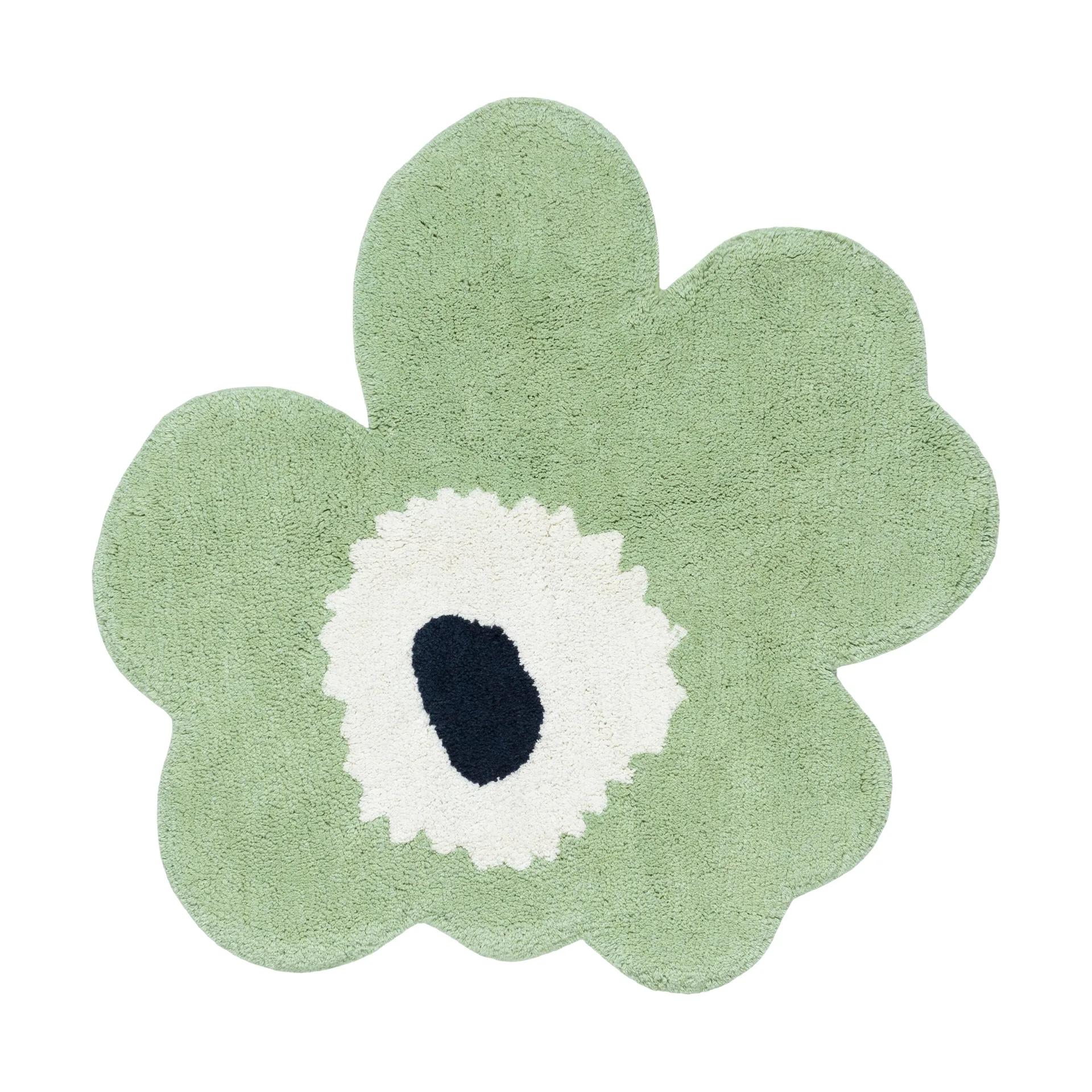 Unikko bathroom mat 73x74 cm, Sage-off white Marimekko