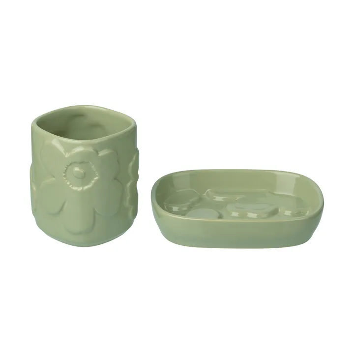 Unikko bathroom set 2 pieces - Pear - Marimekko