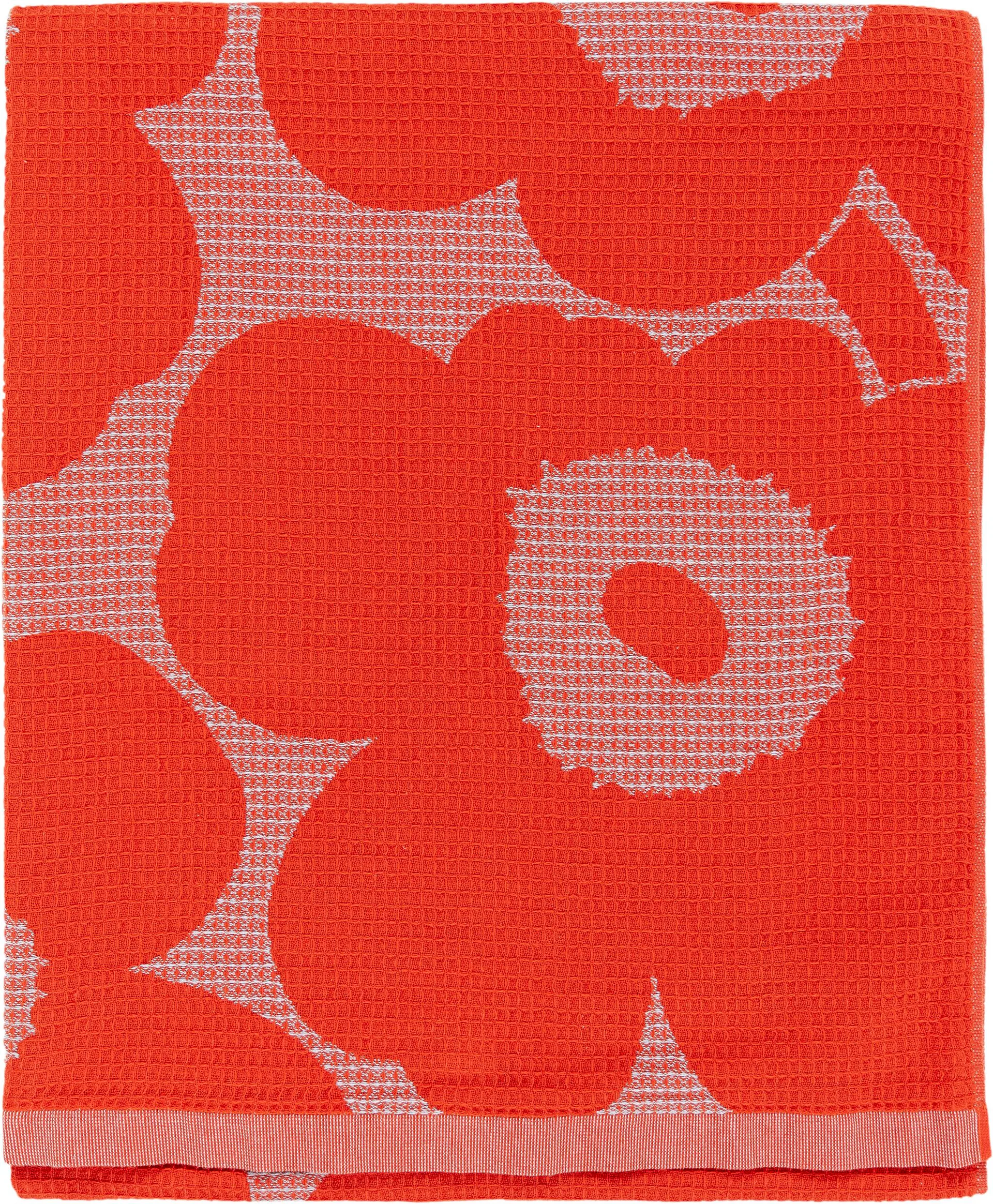 Unikko beach towel 96.5x180 cm, L. blue-orange Marimekko