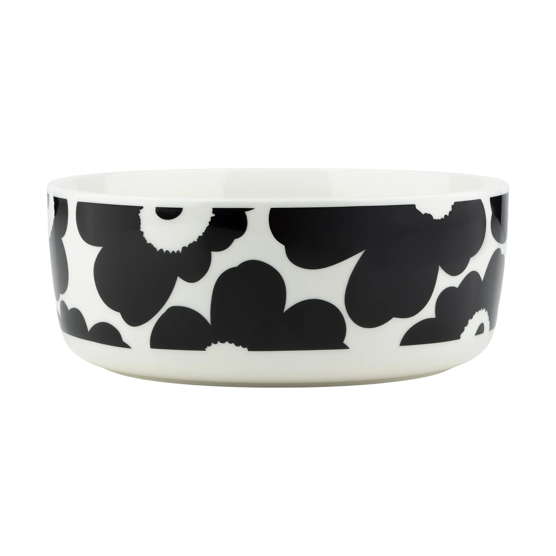 Unikko bowl 1.5 l, Black-White Marimekko