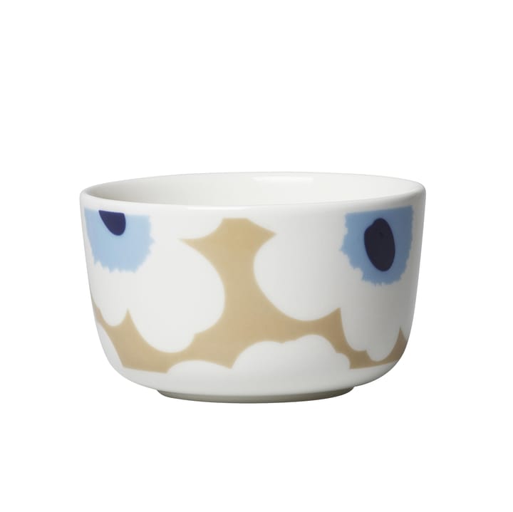 Unikko bowl 2.5 dl - beige-offwhite-blue - Marimekko