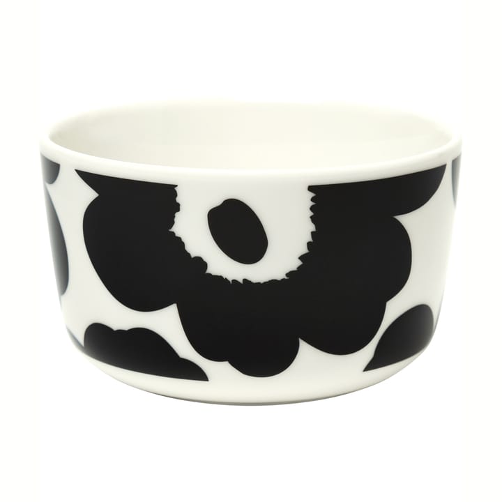 Unikko bowl 2.5 dl - black and white - Marimekko