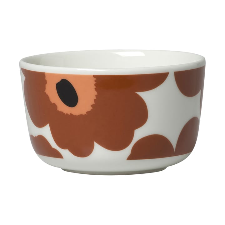 Unikko bowl 2.5 dl - white-brown-black - Marimekko