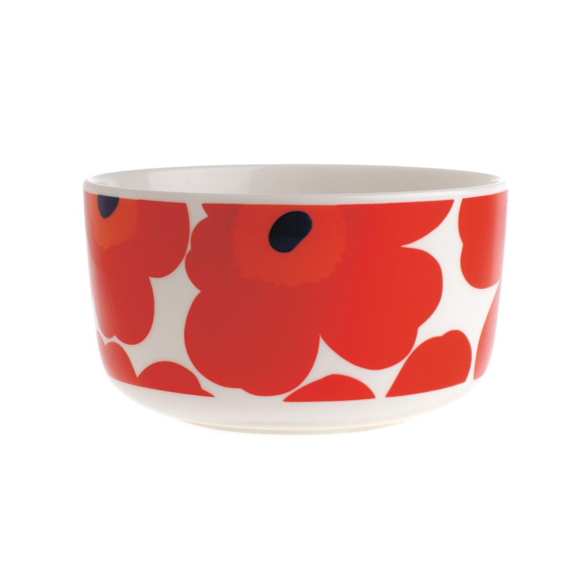 Marimekko Unikko bowl 5 dl red-white | Scandinavian Design | Serving bowls | Red