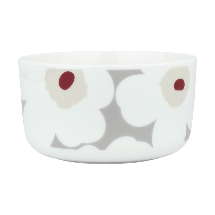 Unikko bowl 5 dl - White-l. grey-red-yellow - Marimekko