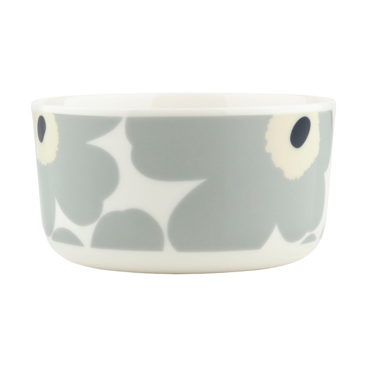 Marimekko Unikko bowl 5 dl White-light grey-sand-dark blue
