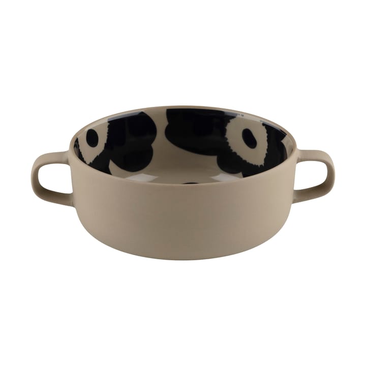 Unikko bowl with handle 5 dl - Terra-dark blue - Marimekko