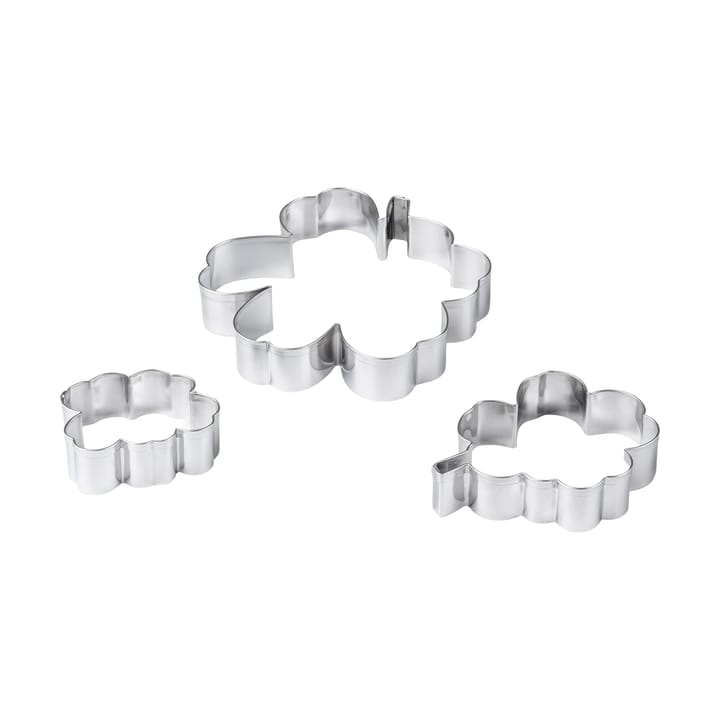 Unikko cake mold 3-pack - Stainless steel - Marimekko