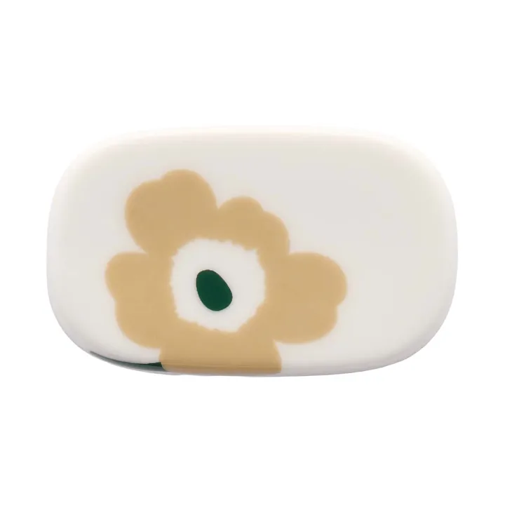 Unikko chopstick holder - White-light sand-beige-dark green - Marimekko