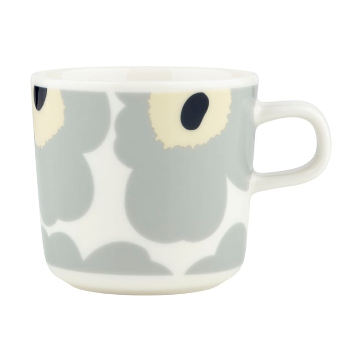 Unikko coffee cup 20 cl - White-light grey-sand-dark blue - Marimekko