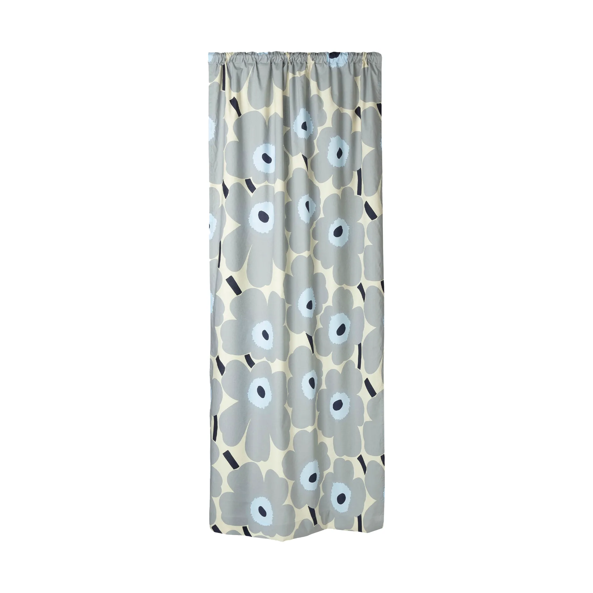 Unikko curtain 135x250 cm, Sand-grey-light grey-dark blue Marimekko