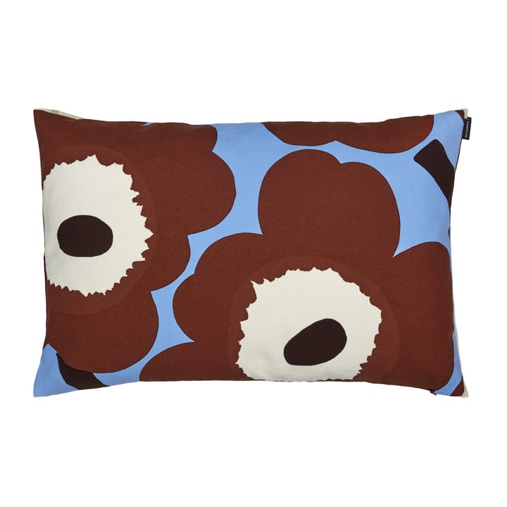 Unikko cushion cover 40x60 cm - Light blue-brown-natural white - Marimekko