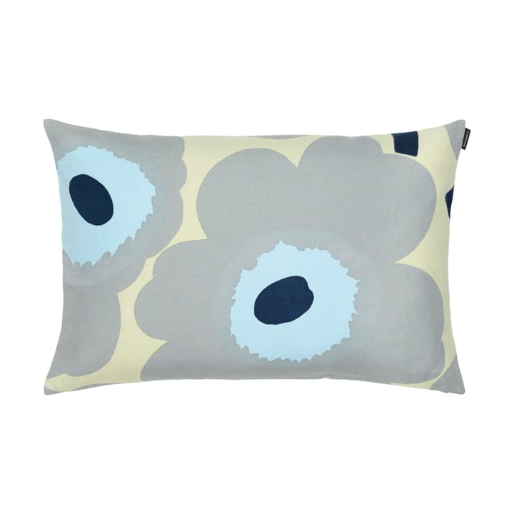 Unikko cushion cover 40x60 cm - Sand-grey-light blue-dark blue - Marimekko