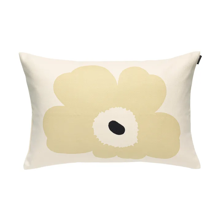 Unikko cushion cover 40x60 cm - White, light brown - Marimekko