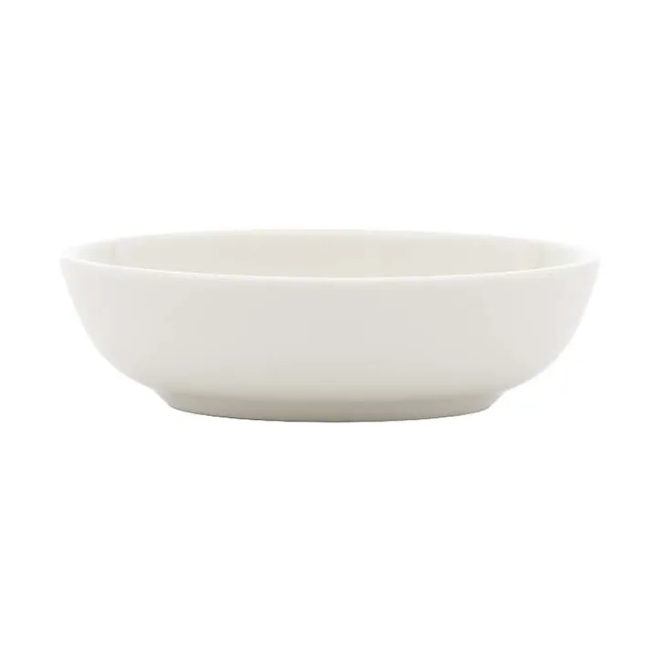 Unikko deep plate - Beige-white-light sand-dark green - Marimekko