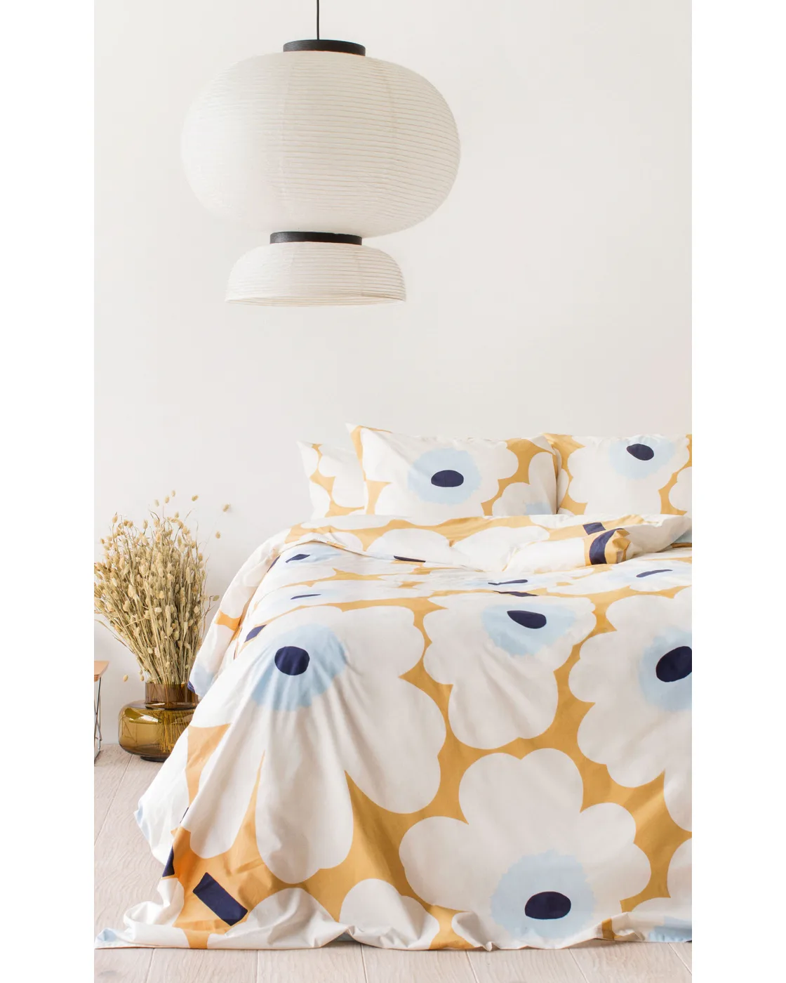 Unikko duvet cover 150x210 cm, beige-offwhite-blue Marimekko
